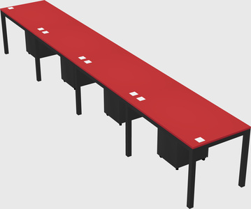 Rectangular desk