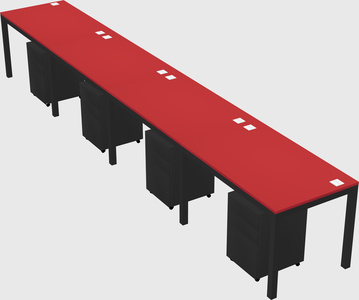 Rectangular desk