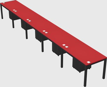 Rectangular desk