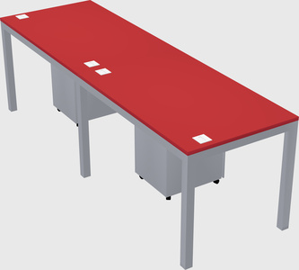 Rectangular desk