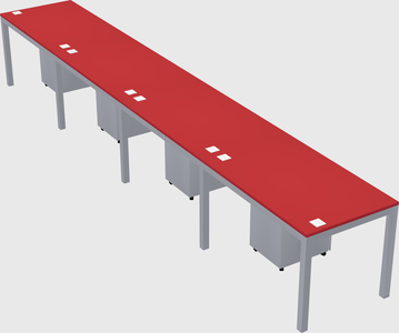 Rectangular desk