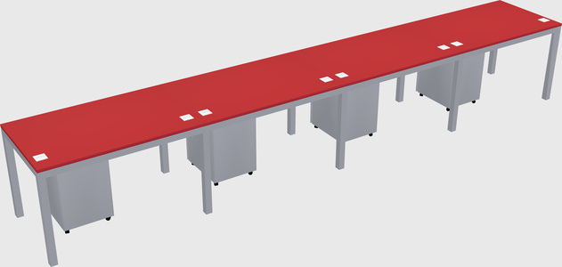 Rectangular desk