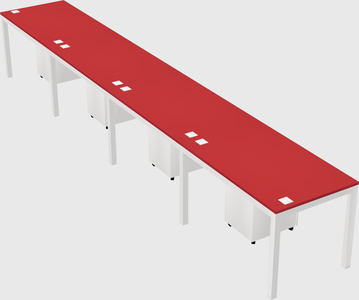 Rectangular desk
