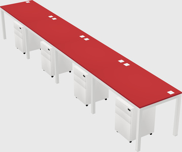 Rectangular desk