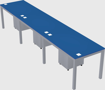 Rectangular desk