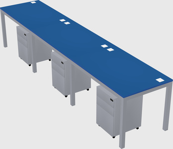 Rectangular desk