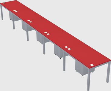 Rectangular desk