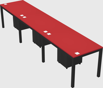 Rectangular desk