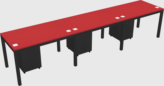 Rectangular desk