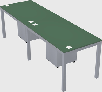 Rectangular desk