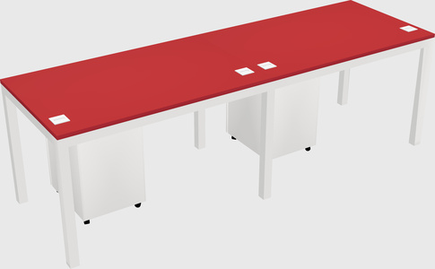 Rectangular desk