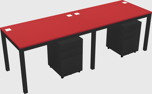 Rectangular desk
