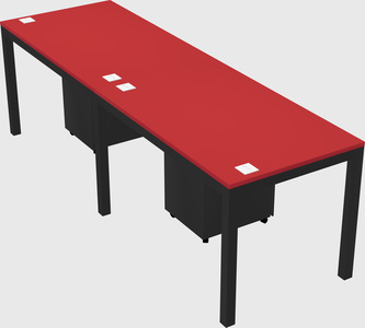 Rectangular desk