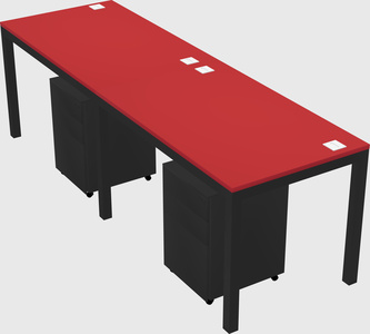 Rectangular desk