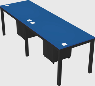 Rectangular desk