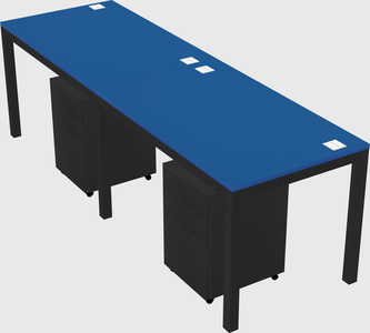 Rectangular desk