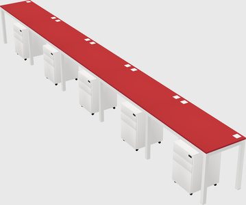 Rectangular desk