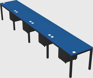 Rectangular desk