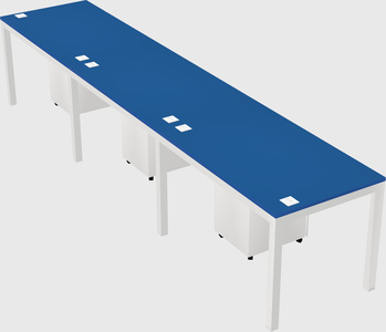 Rectangular desk