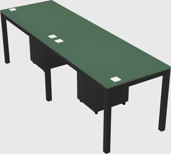 Rectangular desk