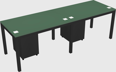 Rectangular desk
