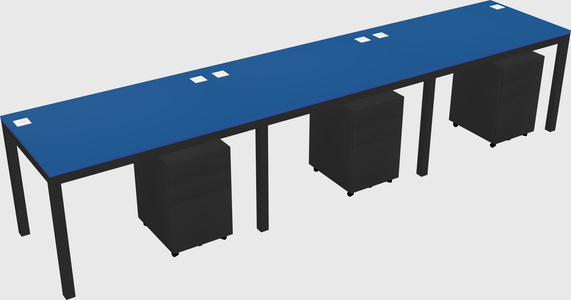 Rectangular desk