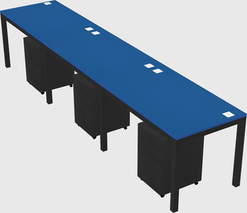 Rectangular desk