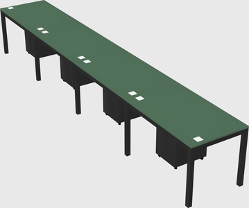 Rectangular desk