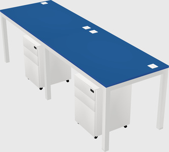 Rectangular desk