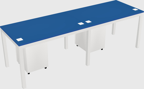 Rectangular desk