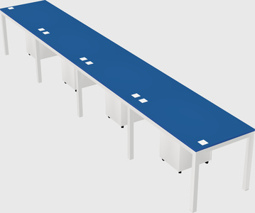 Rectangular desk