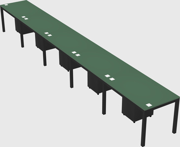 Rectangular desk