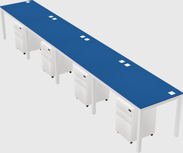 Rectangular desk