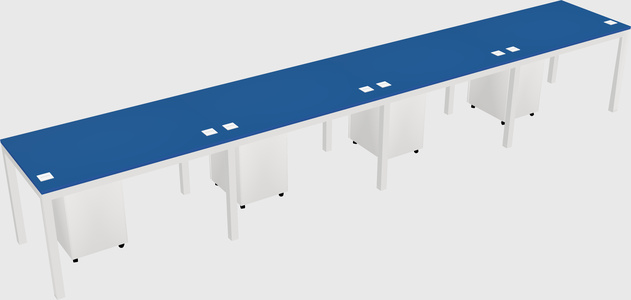 Rectangular desk