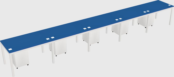 Rectangular desk