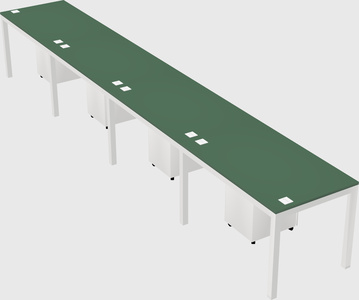 Rectangular desk