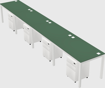 Rectangular desk