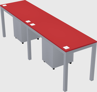 Rectangular desk