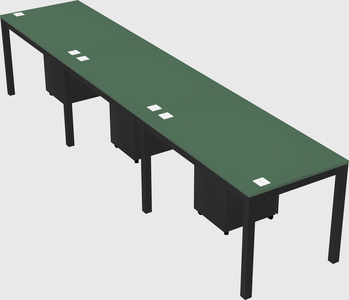 Rectangular desk