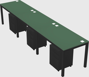 Rectangular desk