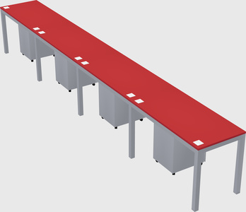 Rectangular desk