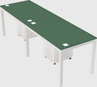 Rectangular desk