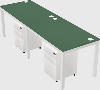Rectangular desk