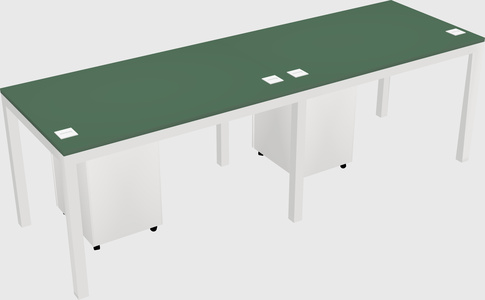 Rectangular desk