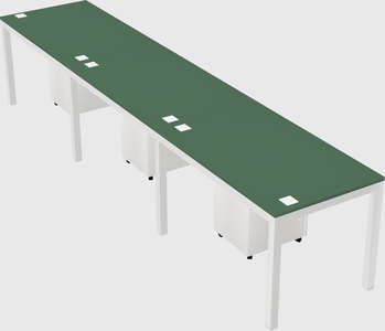 Rectangular desk