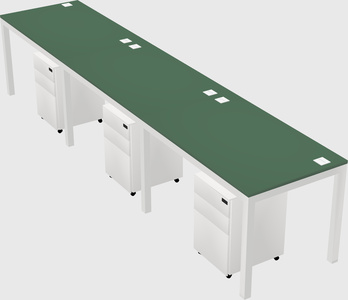Rectangular desk