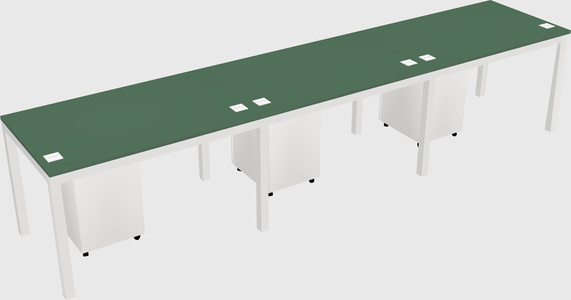 Rectangular desk