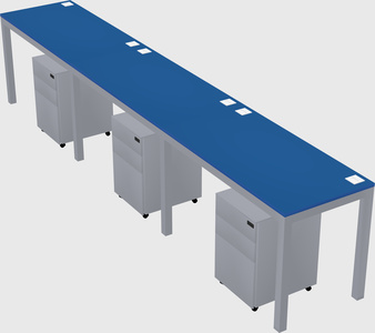 Rectangular desk