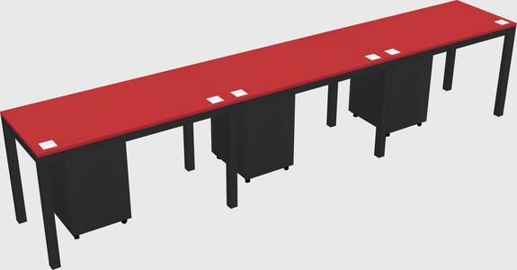 Rectangular desk