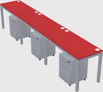 Rectangular desk